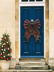 Personalised Tartan Christmas Door Bow by Jonnys Sister - Image 3 of 5