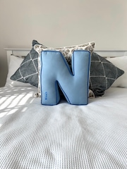 Embroidered Letter Cushion by Jonnys Sister - Image 2 of 4