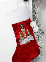 Personalised Christmas Nutcracker Stocking by PMC - Image 1 of 3