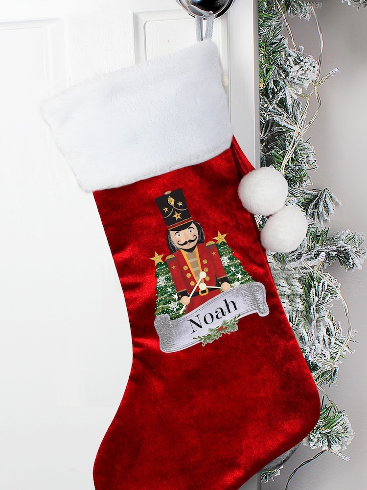 Personalised Christmas Nutcracker Stocking by PMC - Image 1 of 3