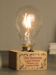Personalised Christmas LED Light Bulb by PMC - Image 3 of 3