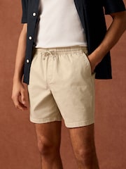 Stone Stretch Cotton Elasticated Waist Shorts - Image 1 of 11