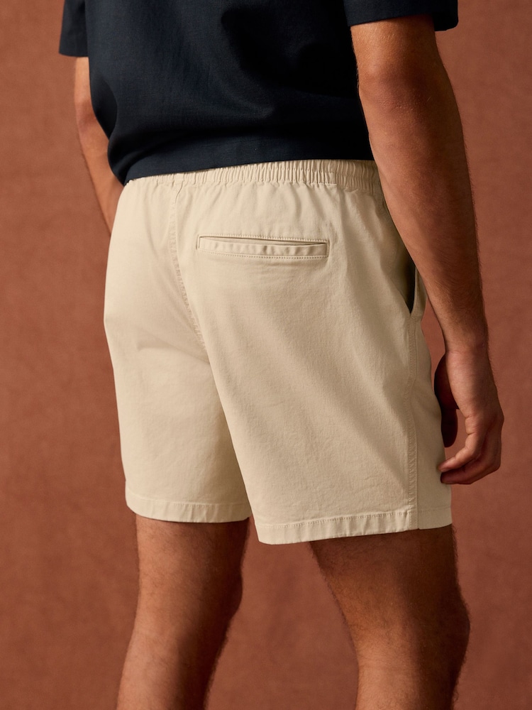 Stone Stretch Cotton Elasticated Waist Shorts - Image 2 of 11