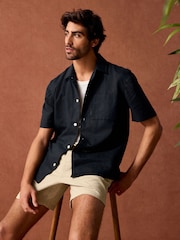 Stone Stretch Cotton Elasticated Waist Shorts - Image 3 of 11