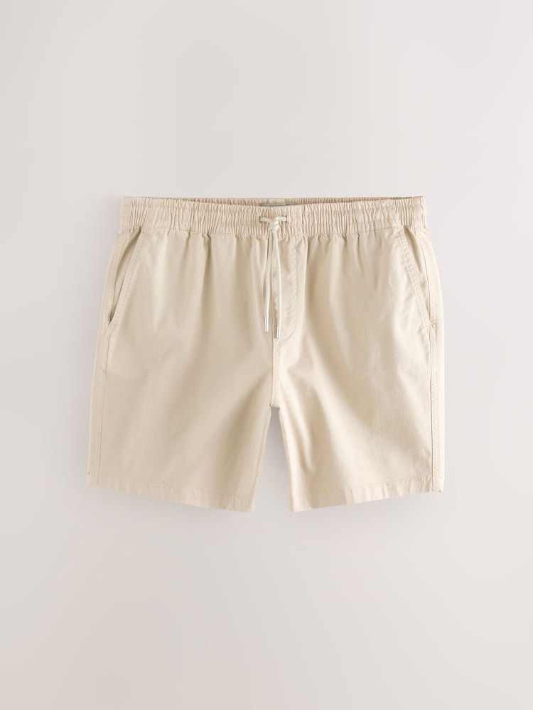 Pastelgeel - Stretch Cotton Elasticated Waist Shorts - Image 7 of 11