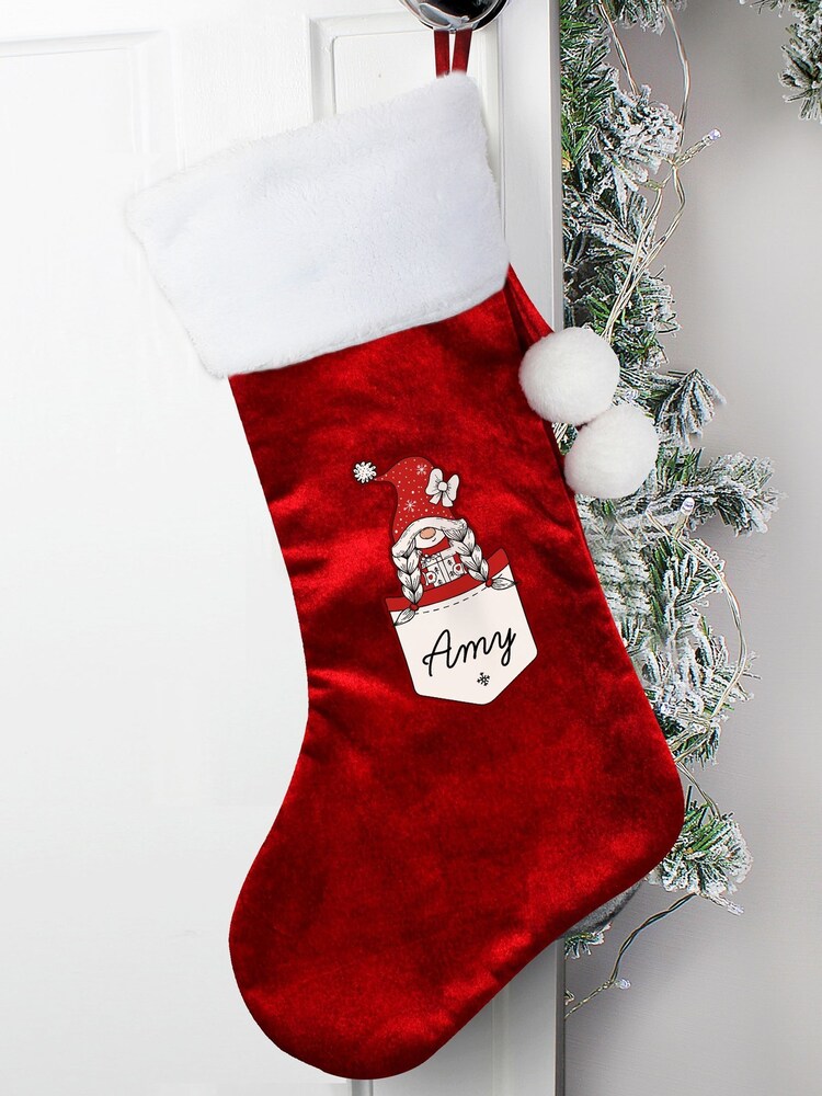 Personalised Gonk Christmas Stocking by PMC - Image 1 of 3