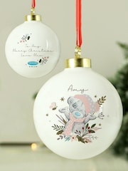 Personalise Me To You Tatty Bear Christmas Bauble by PMC - Image 1 of 3