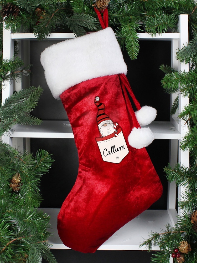 Personalised Gonk Christmas Stocking by PMC - Image 2 of 3 Personalised Gonk Christmas Stocking by PMC - Image 2 of 3