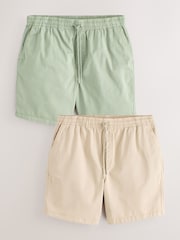 Stone/Khaki Garment Dye Dock Shorts - Image 1 of 7