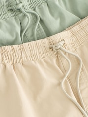 Stone/Khaki Garment Dye Dock Shorts - Image 5 of 7