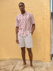 Grey Lightweight Elasticated Waist Shorts - Image 2 of 7