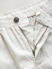 Grey Lightweight Elasticated Waist Shorts - Image 7 of 7