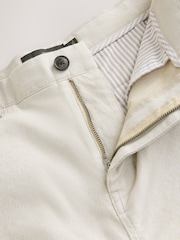 Stone Woven Belted Textured Shorts - Image 8 of 10