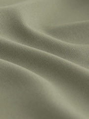 Khaki Elasticated Waist Pleat Chino Shorts - Image 7 of 8