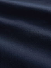 French Navy Straight Fit Pleated Chino Shorts - Image 2 of 4