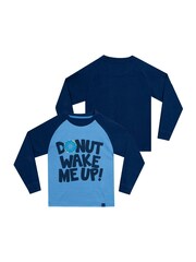 Harry Bear Blue Donut Wake Me Up Long Sleeve Pyjamas - Image 2 of 5