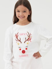 Society 8 Black Girls Deer Family Pyjamas - Image 3 of 4
