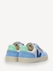 Veja Small Blue V-10 Trainers - Image 3 of 3