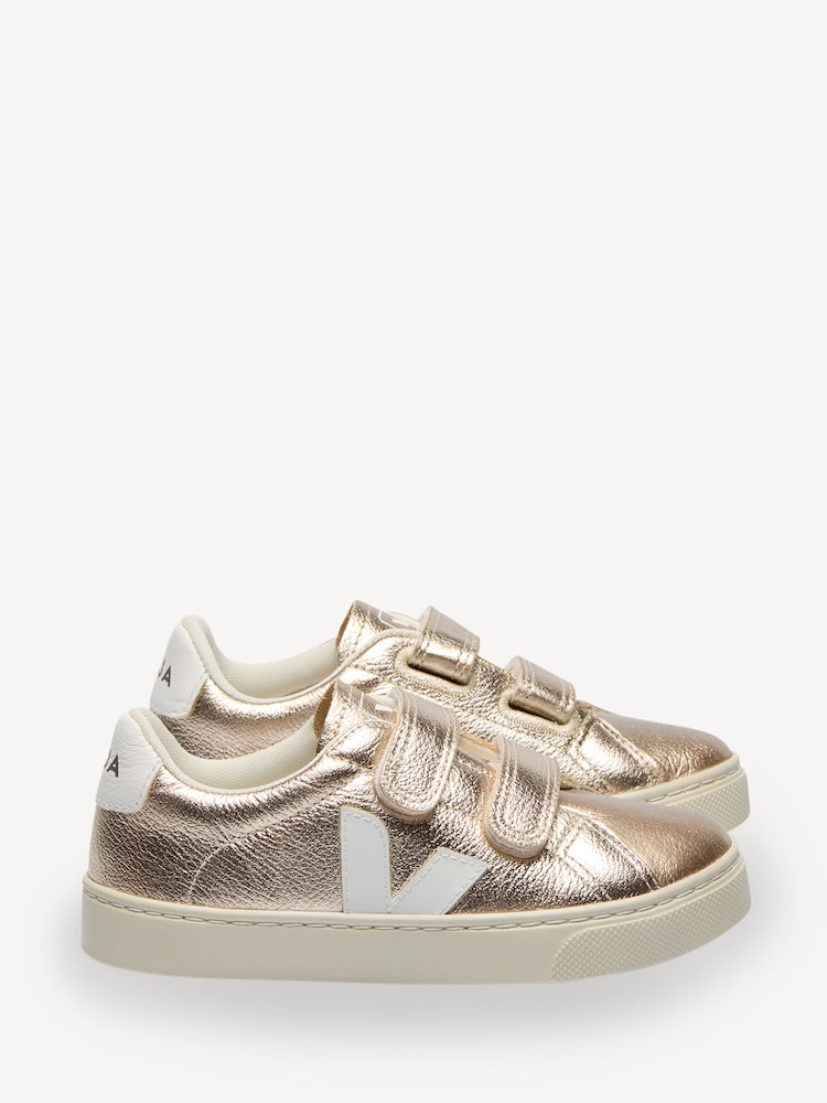 Veja Small Gold Espadrilles - Image 1 of 3 Veja Small Gold Espadrilles - Image 1 of 3