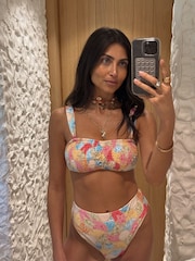 Bas de bikini Never Fully Dressed Bright noué sur les côtés - Image 3 de 6