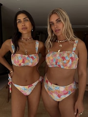 Never Fully Dressed Bright Shired Bikini Top - Image 3 de 8