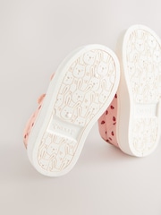 Pink Ladybird Wide Fit (G) Touch Fasten Strap Machine Washable Trainers - Image 5 of 5