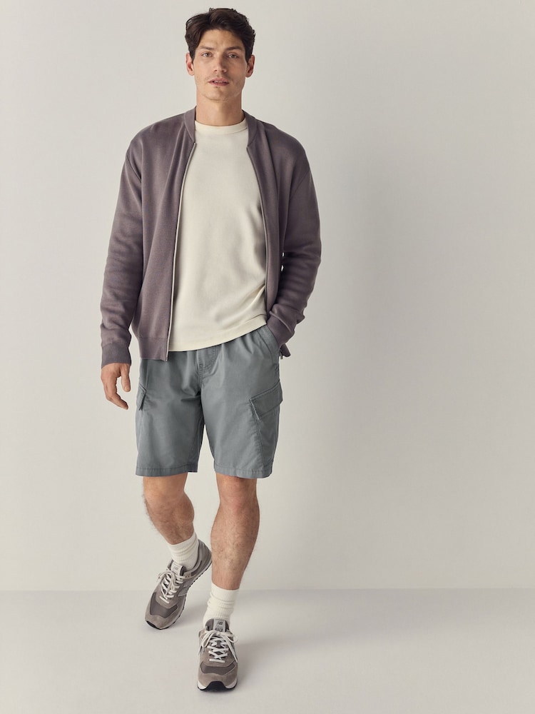 Blue Elasticated Waist Cargo Shorts - Image 2 of 11