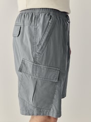 Blue Elasticated Waist Cargo Shorts - Image 4 of 11