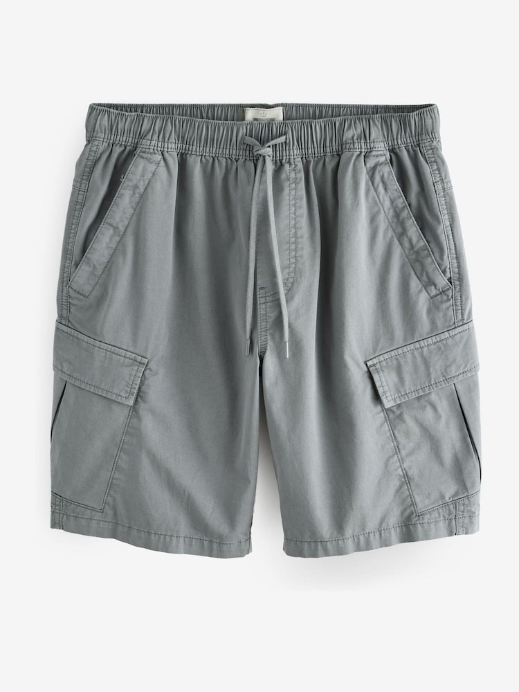 Blue Elasticated Waist Cargo Shorts - Image 6 of 11