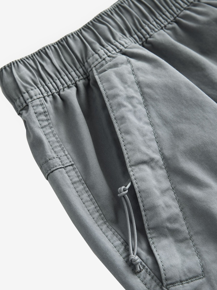 Blue Elasticated Waist Cargo Shorts - Image 8 of 11