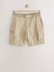 Stone Belted Ripstop Cargo Shorts - Image 6 of 9