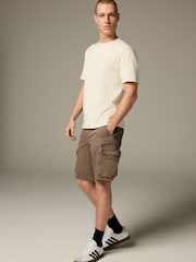 Brown 5 Pocket Utility Cargo Shorts - Image 3 of 5