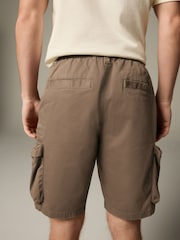 Brown 5 Pocket Utility Cargo Shorts - Image 4 of 5