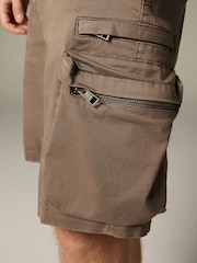Brown 5 Pocket Utility Cargo Shorts - Image 5 of 5
