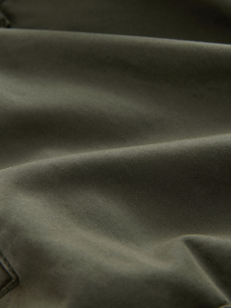 Khaki Green 5 Pocket Utility Cargo Shorts - Image 10 of 10