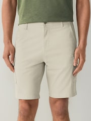 Bone Stretch Cargo Shorts - Image 1 of 9