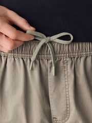 Sage Green Elasticated Waist Cargo Shorts - Image 5 of 10