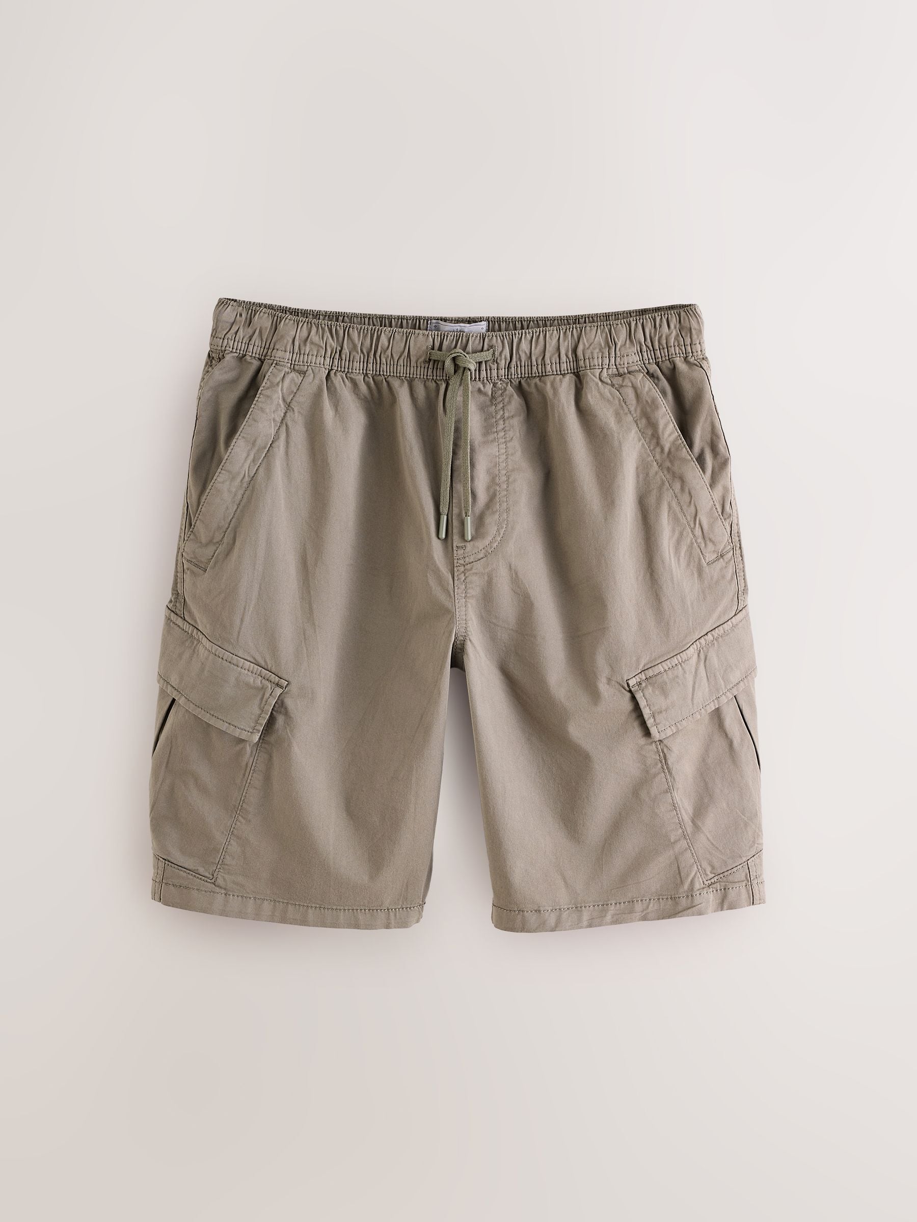 Buy Sage Green Elasticated Waist Cargo Shorts from the Next UK