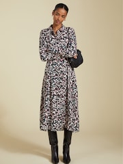 Baukjen Cream Becky Printed Midi Dress - Image 1 of 5