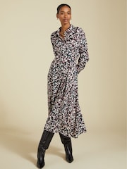 Baukjen Cream Becky Printed Midi Dress - Image 3 of 5
