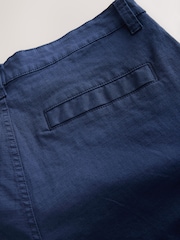 Navy Belted Ripstop Cargo Shorts - Image 10 of 11