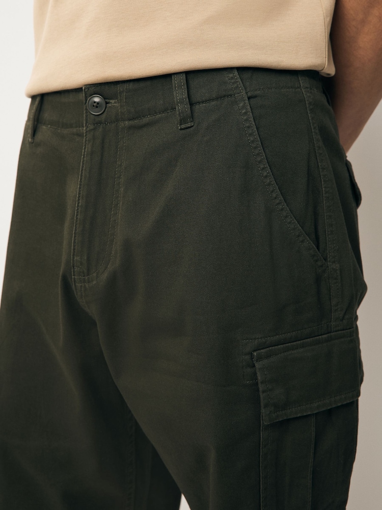 Vert kaki - Short cargo stretch - Image 5 of 9