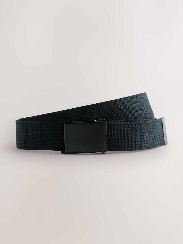 Black Belted Ripstop Cargo Shorts - Image 9 of 9