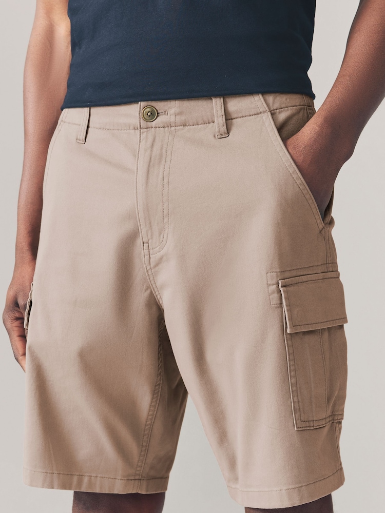 Marrón - Stretch Cargo Shorts - Imagen 1 de 10