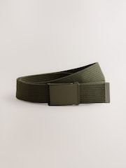 Khaki Green Belted Ripstop Cargo Shorts - Image 8 of 11