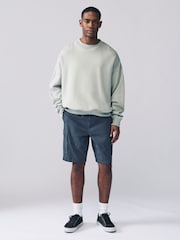 Blue Belted Ripstop Cargo Shorts - Image 5 of 5