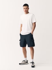 Noir - Short cargo léger à poche bluffante - Image 2 de 6