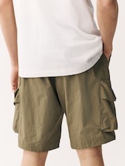 Зеленый хаки - Lightweight Bluff Pocket Cargo Shorts - Изображение 3 из 9