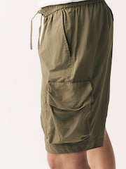 Зеленый хаки - Lightweight Bluff Pocket Cargo Shorts - Изображение 5 из 9