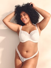 Белый - F-K Non Pad Full Cup Ultimate Support Comfort Lace Bra - Изображение 2 из 8